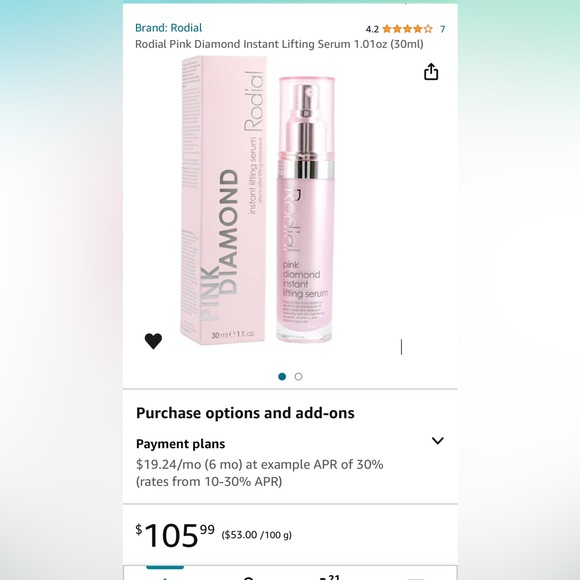 Pink Diamond Instant Lifting Serum By RADIAL. - Picture 6 of 6